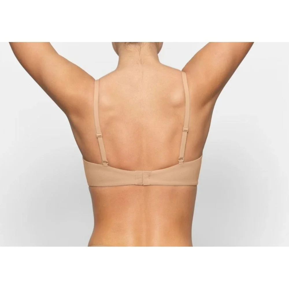 Skims Fits Everybody Plunge Bra BR-UWR-1997 Ochre 38C Underwire Tan